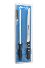 Cargar imagen en el visor de la galería, Set Cuchillo Jamonero + Chaira - Universal ARCOS