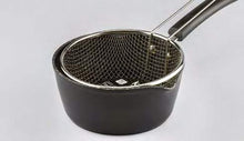 Cargar imagen en el visor de la galería, Cazo Freidor Antiadherente con Cestillo - Piedra Grey KADAL