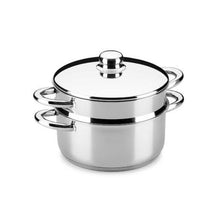 Cargar imagen en el visor de la galería, Conjunto Vapor (Cacerola + Pieza Vapor + Tapa Inox) - ALZA