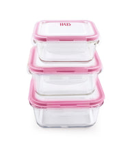 Cargar imagen en el visor de la galería, Contenedor Hermético Cuadrado de Vidrio - IRIS