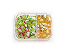 Cargar imagen en el visor de la galería, Contenedor Hermético 2 Compartimentos de Vidrio - IRIS