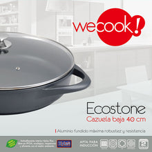 Cargar imagen en el visor de la galería, Cacerola Antiadherente 40 cm - Ecostone WECOOK