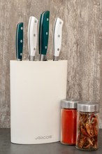 Cargar imagen en el visor de la galería, Soporte Cuchillos Ovalado Blanco o Negro - Taco ARCOS